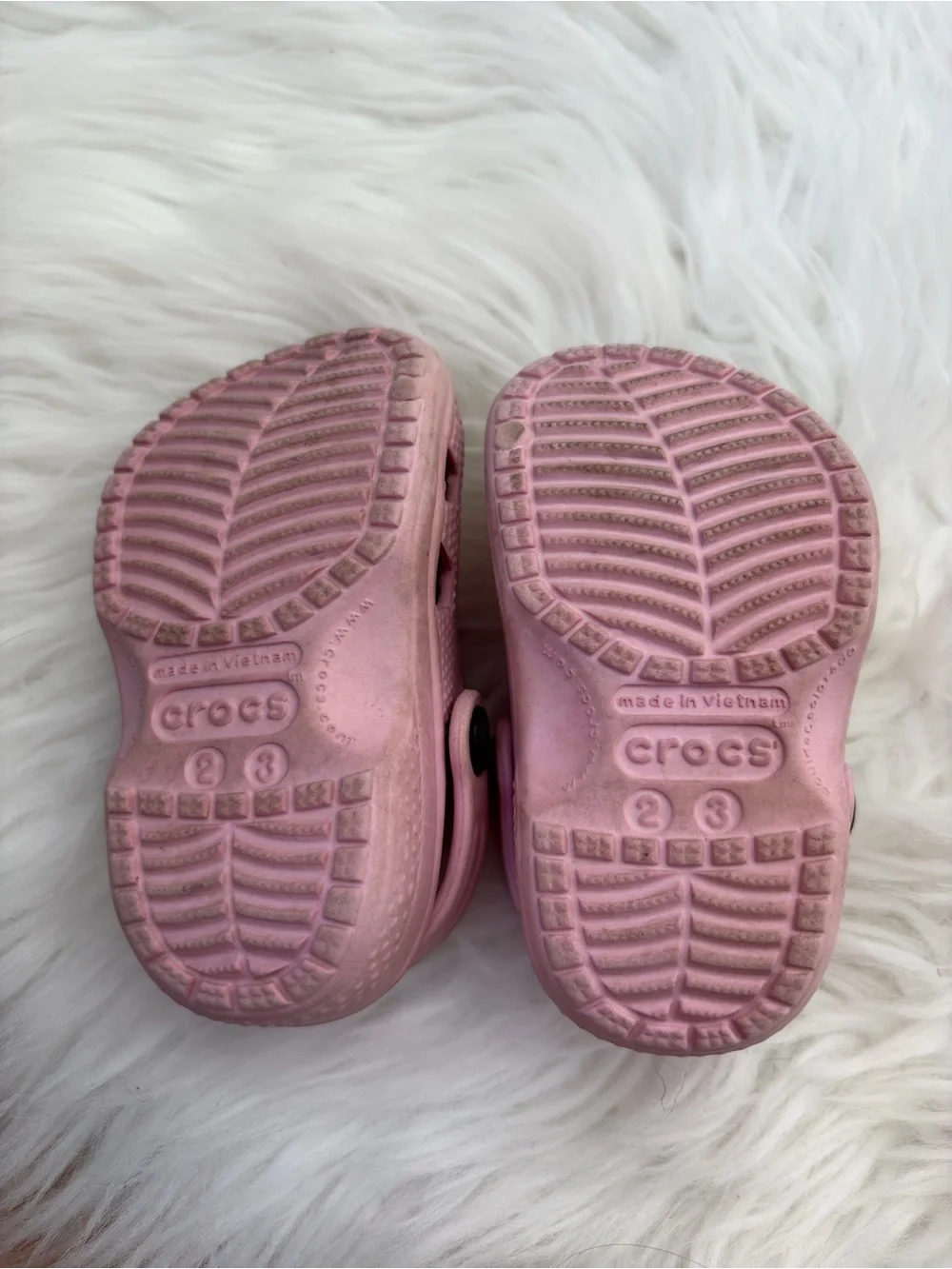 CROCS Kids Light Pink Classic Clog